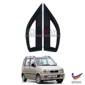 Perodua Kenari 2000-2008 Aerodynamic Front Triangle Side Window Mirror Cover (J's JS Racing Design)